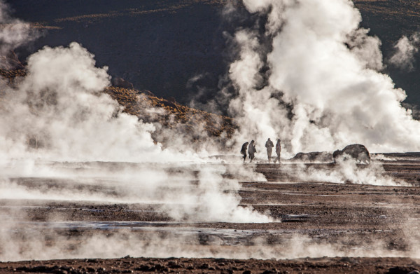 El Tatio geysers, Atacama desert. Region de Antofagasta. Chile