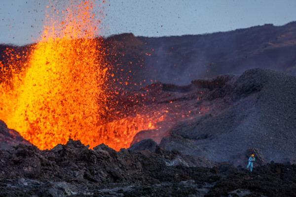 Fountains of lava explode into the air. HAIR-RAISING images show of one of the world’s most active volcanoes in the world exploding into life. The series of spectacular pictures from this latest erupt...