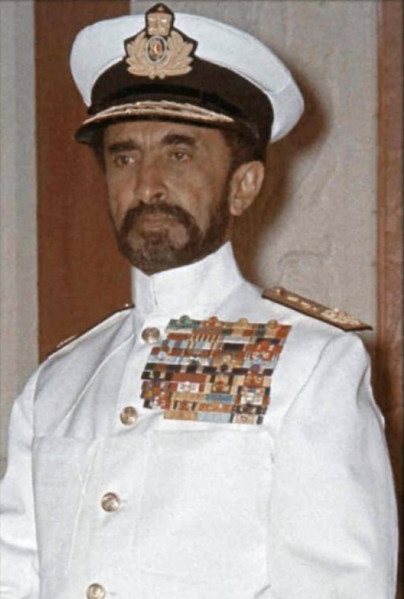 Haile Selassie in Navy Uniform
