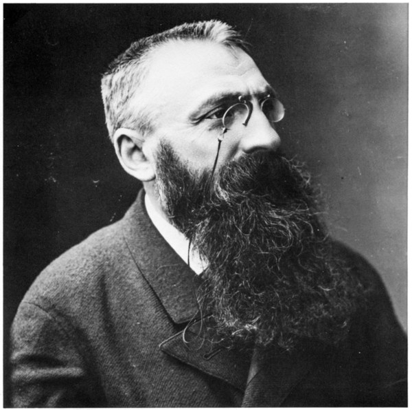 Auguste Rodin, Portrait of Rodin, photograph, 1893