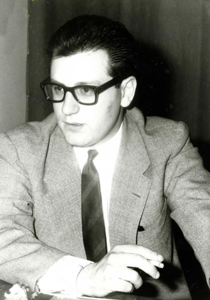 Italian novelist and philosopher Umberto Eco, 1953