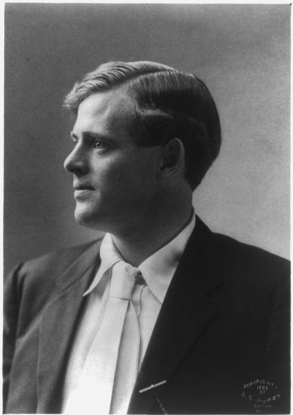 Jack London, left profile portrait