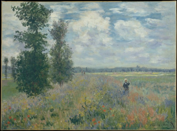 Title: Poppy Fields near Argenteuil Creator: Claude Monet Date: 1875 Medium: oil on canvas Dimension: 54 x 73.7 cm Location: Metropolitan Museum of Art, New York