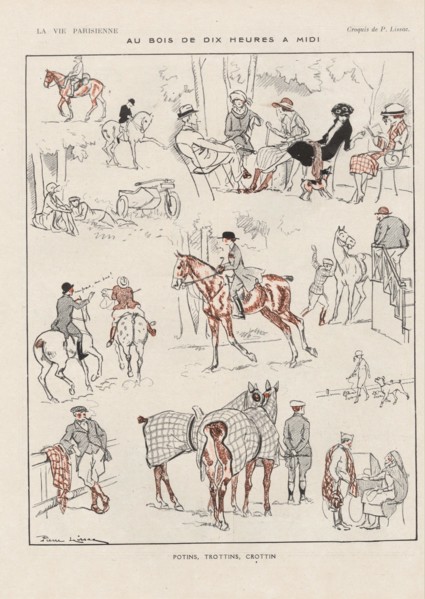 1920s France La Vie Parisienne Magazine Plate