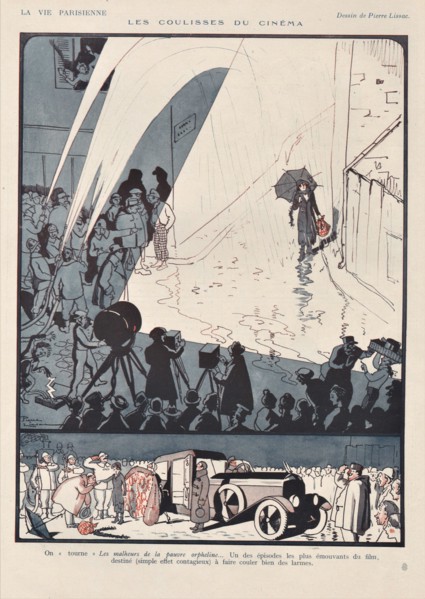 1920s France La Vie Parisienne Magazine Plate