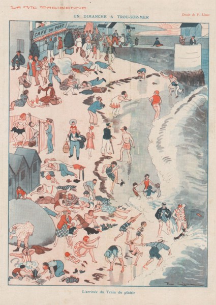 1920s France La Vie Parisienne Magazine Plate