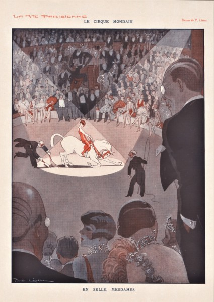 1920s France La Vie Parisienne Magazine Plate