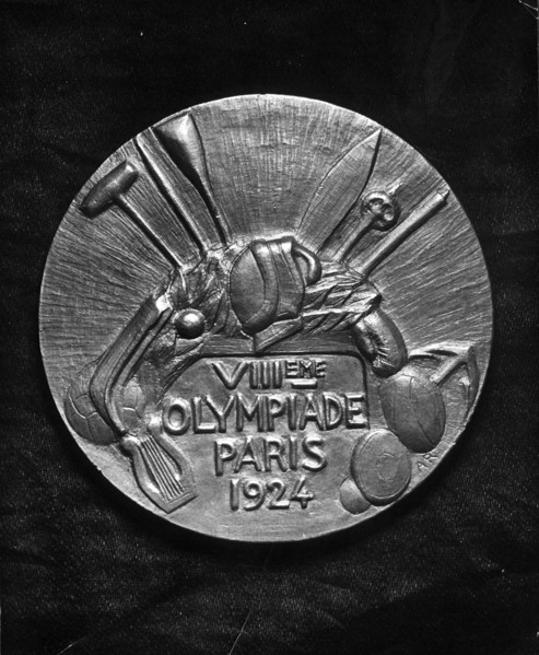 --- Olympische Spiele Paris 1924: Olympia-Medaille#Olympic Games Paris 1924: Olympic medal