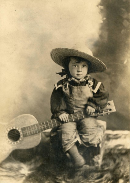 Buster Keaton, as a youth in vaudeville, c 1897