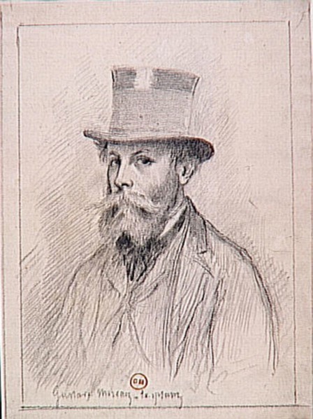'Autoportrait' by Gustave Moreau, created between 1850 and 1895, is a self-portrait that reflects his exploration of personal identity and artistic expression. The work is housed in the Musèe Gustave ...