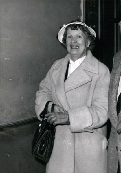 Dec. 21, 1978 - Woman Who ''Closed Red Light Houses Charged With Receiving Stolen Jewellery - Marthe Richard, The Famous Woman Spy of The World No Smiles With Comfidence As She was Leaving the Xaminma...