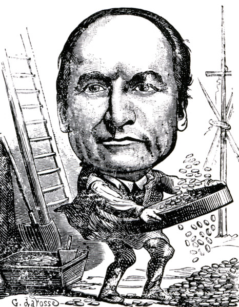 BARON GEORGES-EUGENE HAUSSMANN  (1809-1891) French civic planner who oversaw the rebuilding of Paris between 1852 and 1870