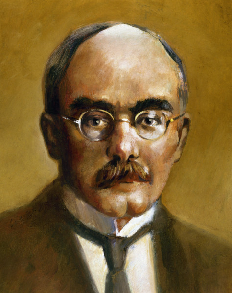 Kipling, Rudyard (1865-1936). English short-story writer, poet, and novelist. Nobel Prize for Literature in 1907.