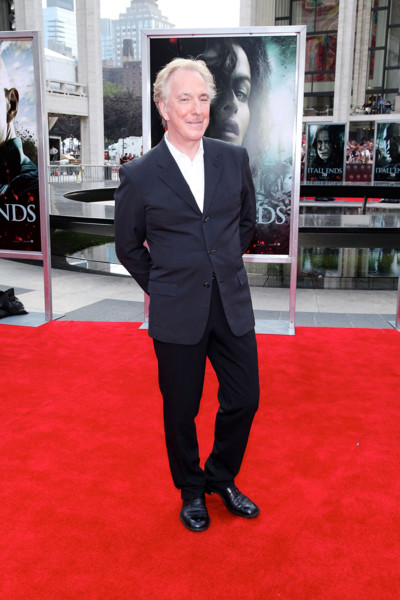 Alan Rickman ,  New York premiere of 'Harry Potter And The Deathly Hallows: Part 2' at Avery Fisher Hall - Arrivals New York City, USA - 11.07.11