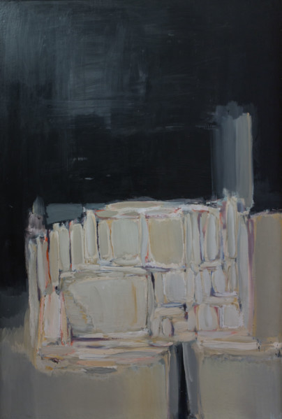 20th century  -  Cathedral, 1955 - Nicolas de Staël Philippe Sauvan-Magnet / Active Museum oil on canvas