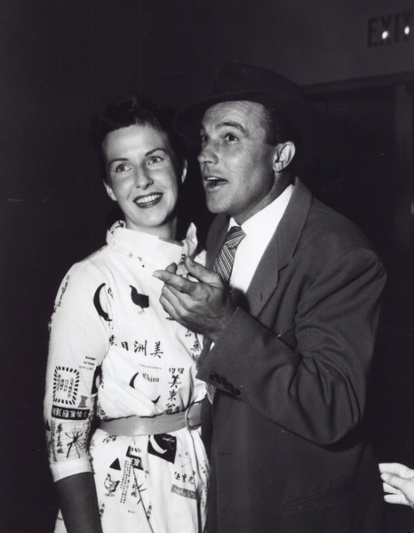 GENE KELLY with wife Jean at the premiere of Brigadoon.Supplied by   Photos, inc.(Credit Image: © Supplied By Globe Photos, Inc/Globe Photos/ZUMAPRESS.com)