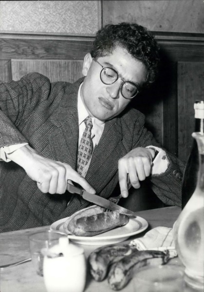 Apr. 28, 1958 - Darry Cowl As School Teacher Darry Cowl, the famous French screen Comedian, is starring in the new film ''Le Petit Prof'' (Little School Teacher) now in the making. Some of the scenes ...