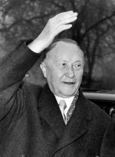 Konrad Adenauer visits British Embassy
