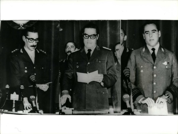 Mar. 03, 1976 - Military takeover in Argentina: Argentina's armed forces in a swift and apparently bloodless coup have everthrone President Maria Estela Peron who is now under house arrest in the moun...