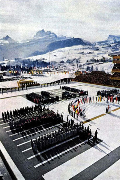 1956 WOG opening ceremony - 2