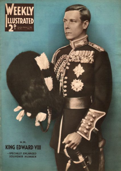 1936 Weekly Illustrated King Edward VIII