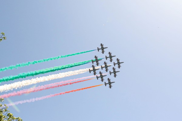 Rome, Italy. 2nd June 2022. Is a national celebration day established to commemorate the birth of the Italian Republic. It is celebrated every year on June 2, the date of the institutional referendum ...
