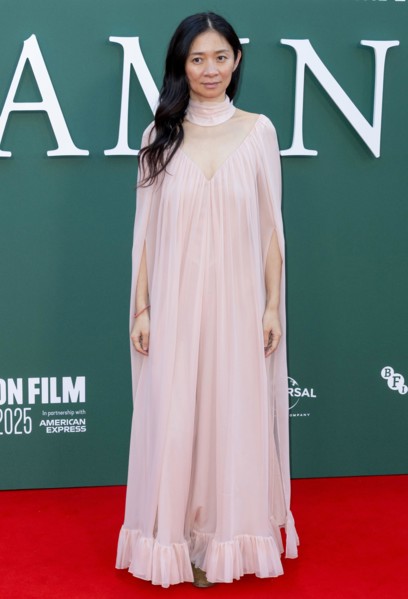 11 Oct 2025, London, England, UK - Chloé Zhao arriving at Hamnet Premiere, BFI London Film Festival 2025