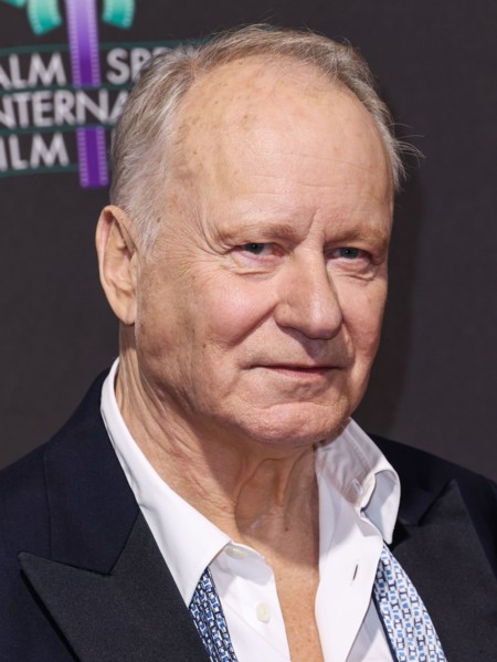 PALM SPRINGS, RIVERSIDE COUNTY, CALIFORNIA, USA - JANUARY 03: Swedish actor Stellan Skarsgard (Stellan Skarsgård) arrives at the 37th Annual Palm Springs International Film Festival Film Awards 2026 h...