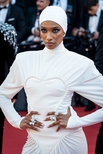 Cannes, France. 12th May, 2026. Ikram Abdi Omar attends the Opening Ceremony red carpet during the 79th Cannes Film Festival at Palais des Festivals in Cannes. Credit: SOPA Images Limited/Alamy Live N...