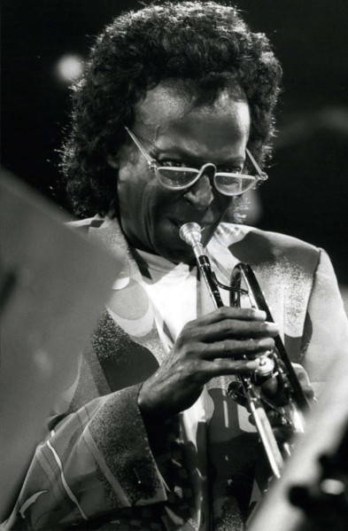 Mar. 31, 2012 - Miles Davis and Quincy Jones at the Montreux Jazz-Festival.: Miles Davis is seen during a concert he gave together with Quincy Jones at the Jazz-Festival in Montreux/Switzerland 8th Ju...