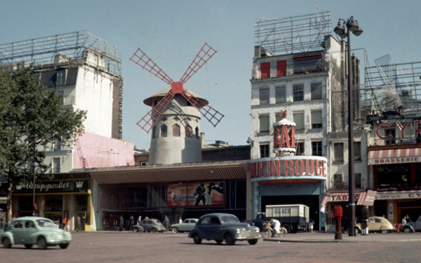Paris, Moulin Rouge, historisches Foto von 1962