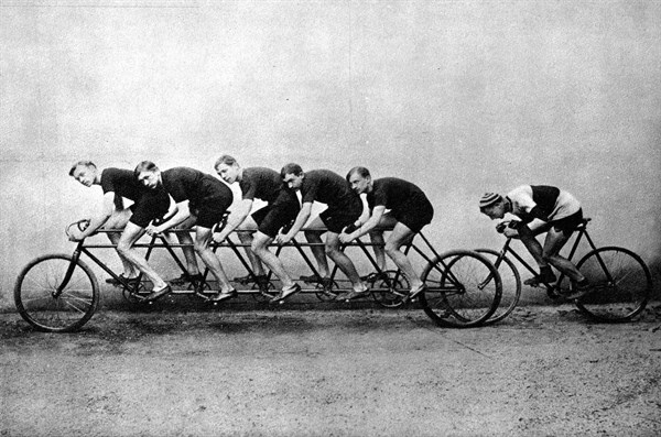 Bourotte derrière sa quintuplette