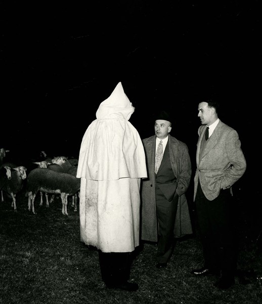 Valéry Giscard d'Estaing - 1956 - campagne électorale dans le Puy-de-Dôme