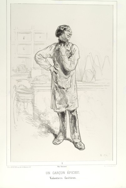 Gavarni, A grocer
