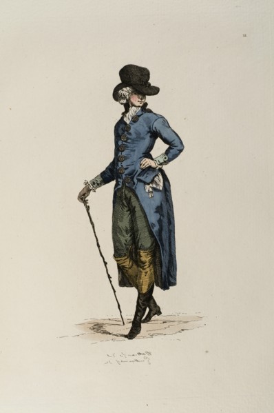 Petit-maître au Palais-Royal