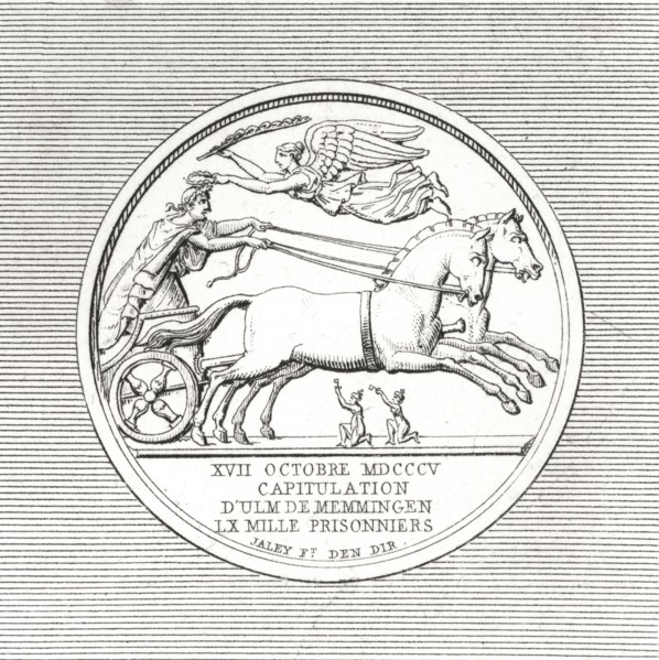Médaille de la campagne de 1805 : Prise d'Ulm et de Memmingen
