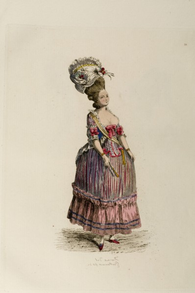 Woman dressed as an Austrasian