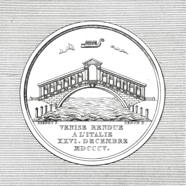 Médaille de la campagne de 1805 : Conquête de Venise