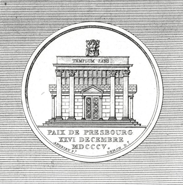 Médaille de la campagne de 1805 : Paix de Presbourg