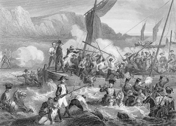 Fighting on Bolougne beach