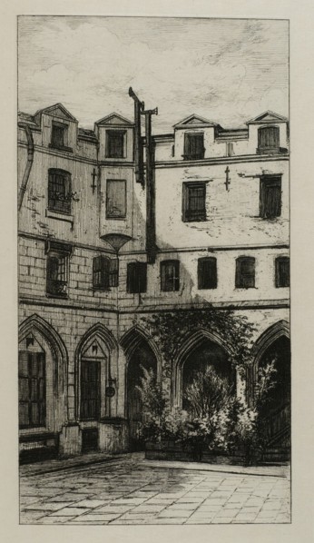 Le cloître des Billettes à Paris