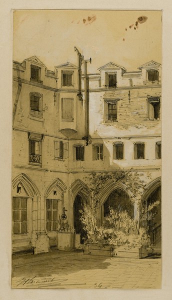 Le cloître des Billettes à Paris