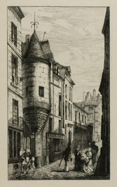 Tourelle de l'hôtel de Fécamp à Paris