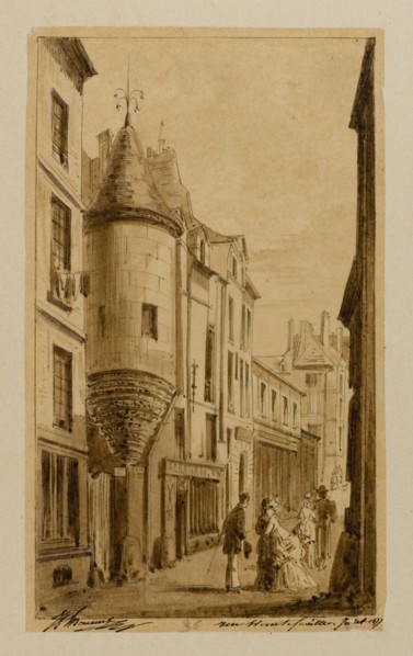 Tourelle de l'hôtel de Fécamp à Paris