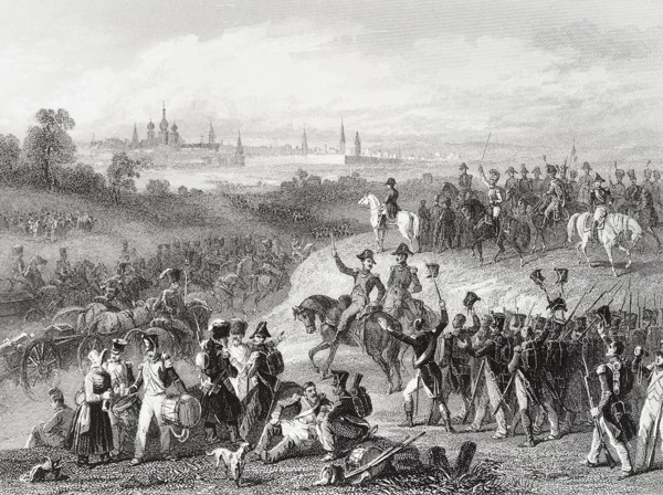 French army outside Moscow