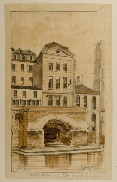 The scorchers of the Hotel-Dieu in Paris