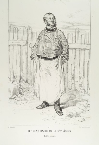 Gavarni, Sergent Major of the Legion of Nième