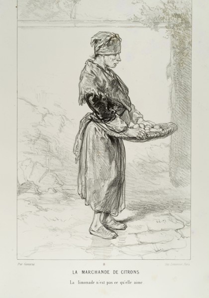Gavarni, Lemon seller