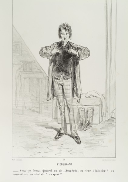 Gavarni, L'Etudiant