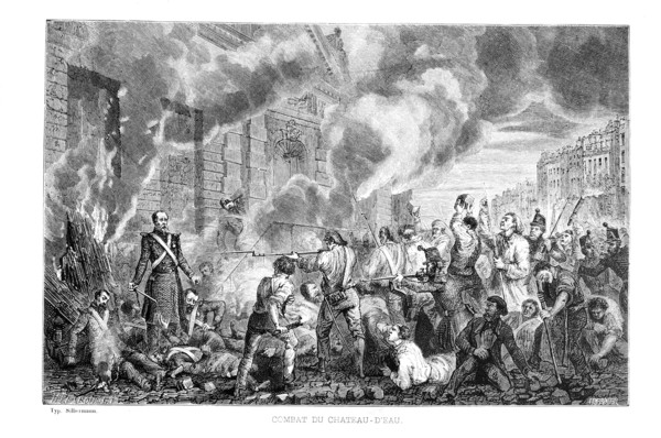 Battle of Château-d'eau during the 1848 revolution